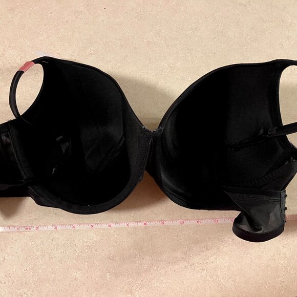 NWT Cacique Black Lightly Lined Full Coverage Underwire Bra 42DD - Picture 10 of 10